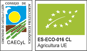 Logotipos de vino ecológico y agricultura ecológica